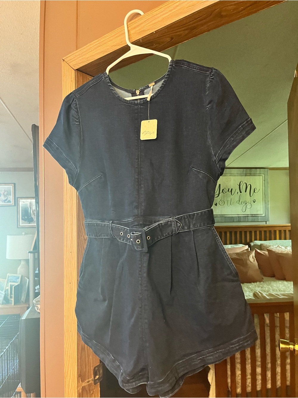 Women’s Free People Denim Romper